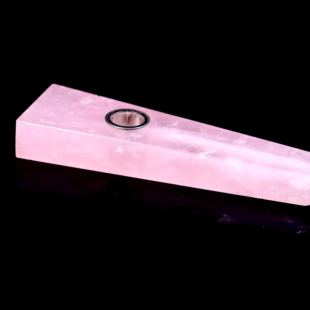 1 шт. натуральная кварцевая труба курительная трубка мечта аметист плоская