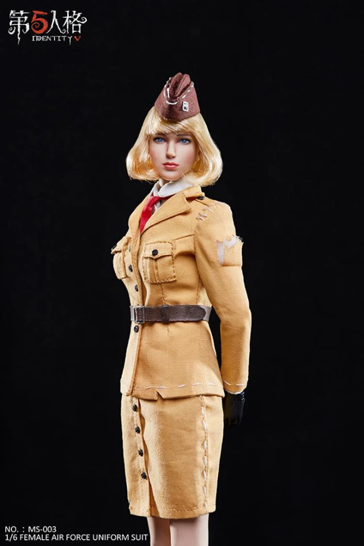 Женский аксессуар для фигуры в наличии 1/6 женская модель головной униформы стиле