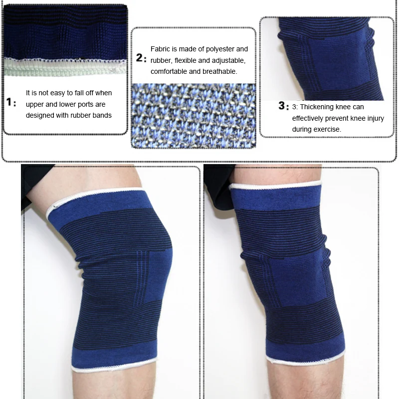 Новый компрессионный бандаж на колено поддерживающий теплый Эластичный дышащий