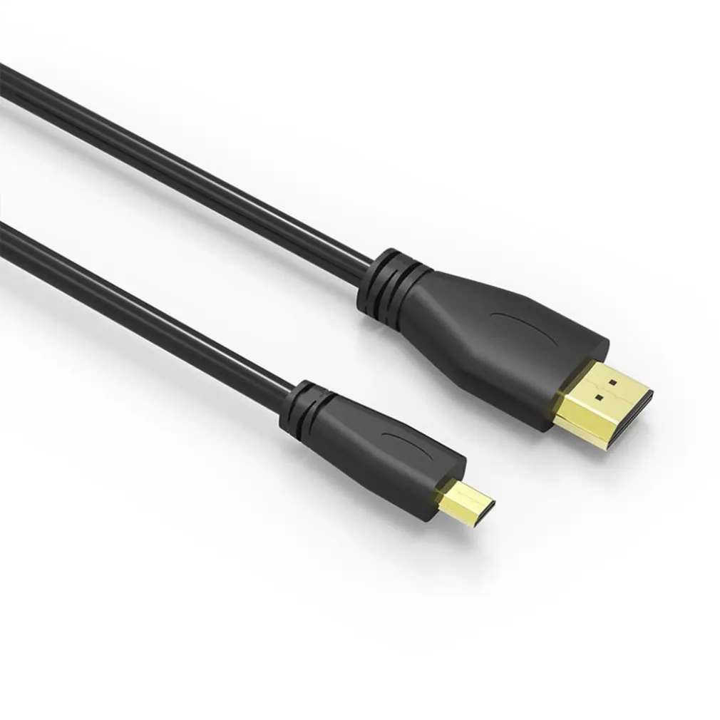 Изысканный прочный 0 5 м Микро Тип Hdmi совместимый Штекерный адаптер конвертер