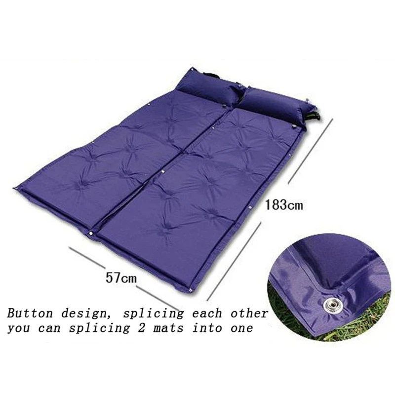 Надувная подушка для улицы одинарная может быть сшита складная камуфляжная