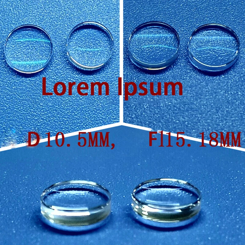 

10.5mm Molded Glass Aspheric Collimating Lens Laser Tube Lamp Head Laser Module Focusing Lens