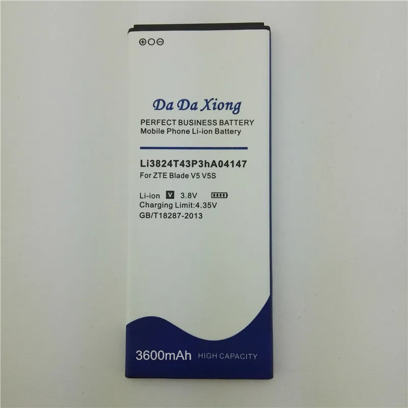 Аккумулятор Li3824T43P3hA04147 3600 мАч для ZTE Red Bull V5 V5S N9180 U9180 V9180 N918ST | Мобильные телефоны и