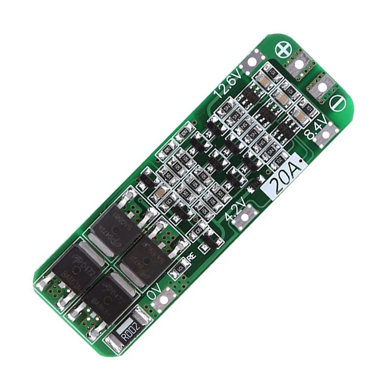 

18650 Защитная плата зарядного устройства PCB литий-ионная литиевая батарея 3S 20A BMS 12,6 V защитный модуль зарядки элементов автоматическое восста...