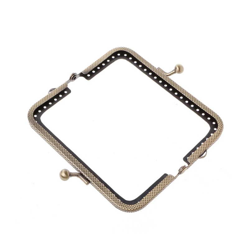 

1PC Metal Purse Bag Frame Kiss Clasp Lock Bronze Tone DIY Craft 6.5cm
