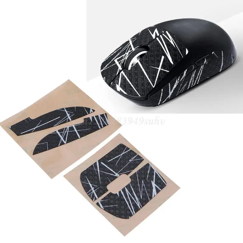 Стикеры для боковых поверхностей мыши DIY Mouse Skin Skates, устойчивые к поту, с антискользящей лентой для Logitech G Pro Wireless.