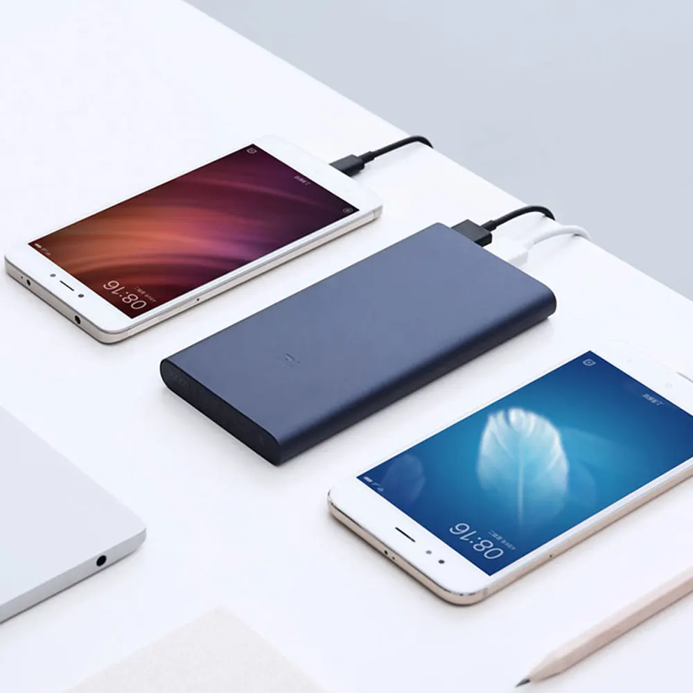 Внешний аккумулятор Xiaomi Power Bank 2 Mi портативное зарядное устройство 10000 мАч Micro USB