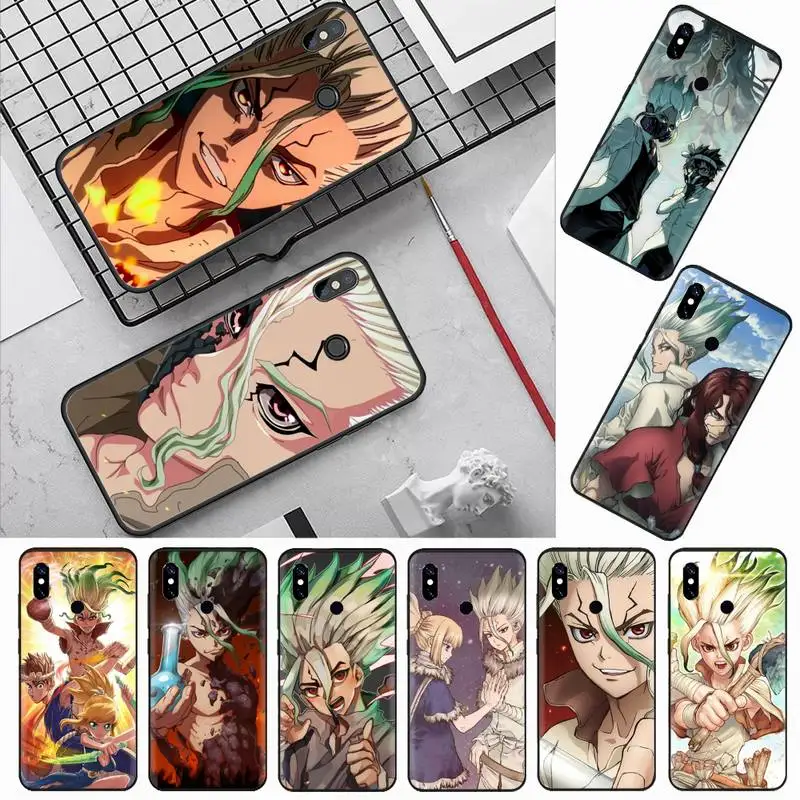 

Dr.STONE Anime Comics Phone Case For Xiaomi Redmi note 7 8 9 11 t s 10 A pro lite funda shell coque cover