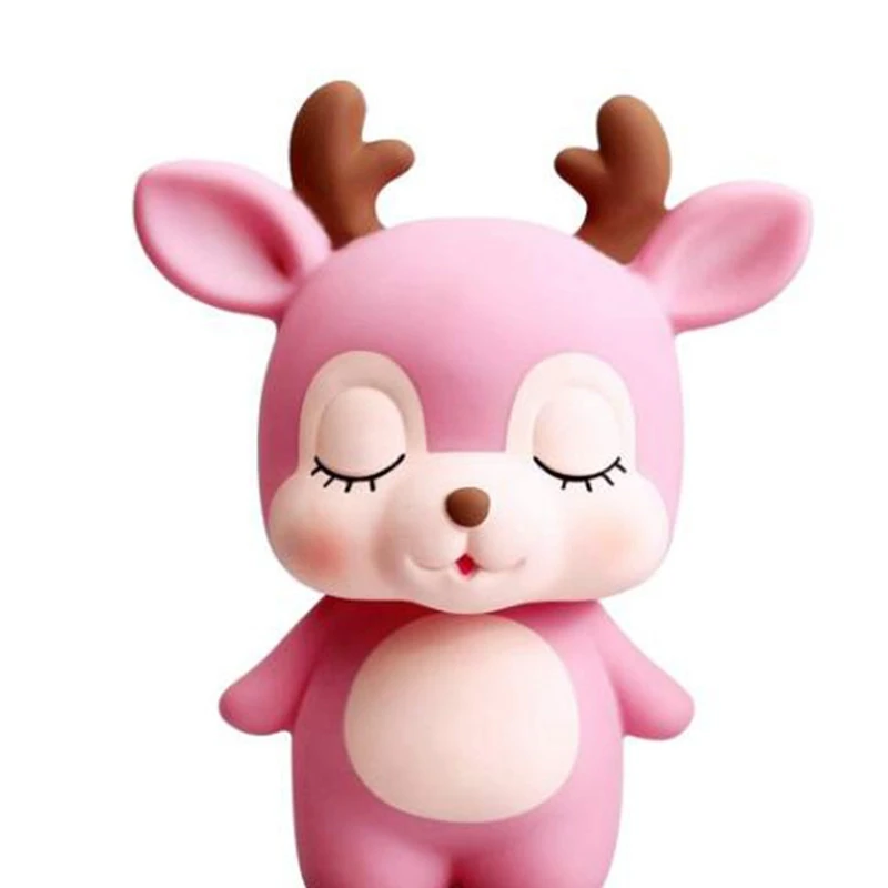 Детская копилка с милым оленем розовая коробка для конфет лучший подарок детей