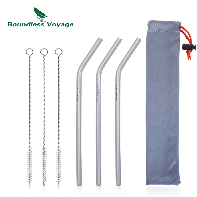 Boundless Voyage Титановые Соломинки