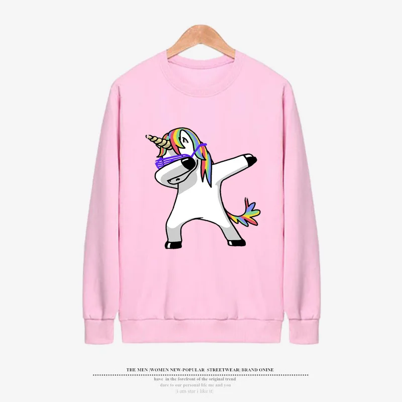 Женская толстовка с принтом единорога черная или розовая в уличном стиле лето 2020