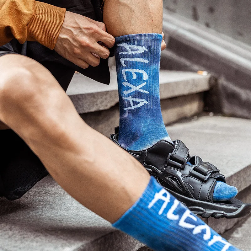 

Носки мужские хлопковые в стиле хип-хоп, 5 пар