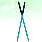 1 пара, барабанные палочки из алюминиевого сплава, антикоррозийная барабанная палочка для упражнений на барабан, Аксессуары для тренировок, W120, зеленый