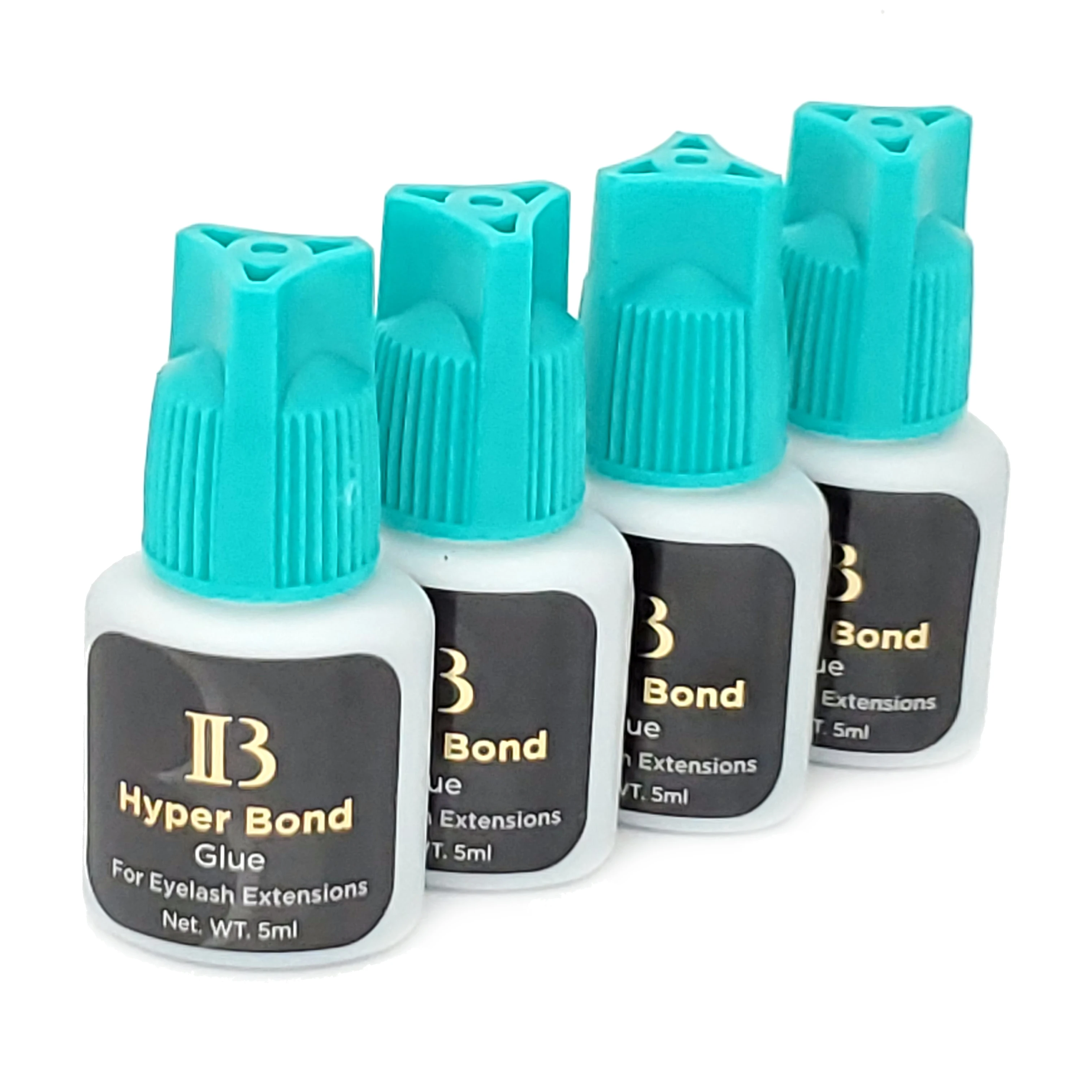 

Eyelash Extension Glue Original 4 Bottle Korea IB Ibeauty Hyper Bond 0.5s Glue Fast Drying Eyelash Extensions Glue 5ml