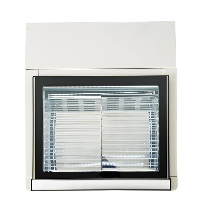 Günstig Desktop 3-fach Eis Vitrine Desktop Direkte Kühlung Eis Display Mit Gefrierfach Kleine Eis Schrank