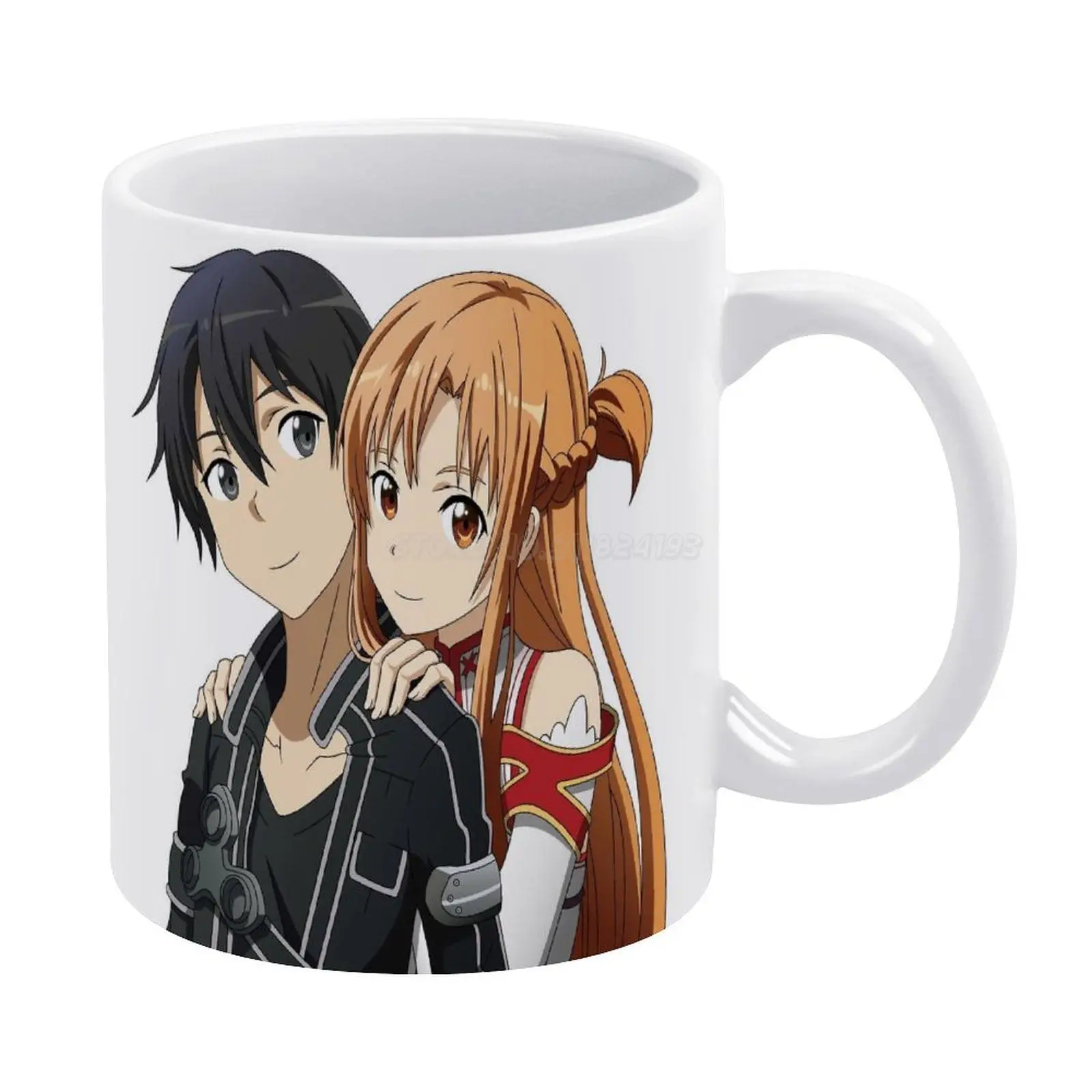 Белая кружка Kirito &amp Asuna 11 унций керамическая чайная чашка кофейный семейный