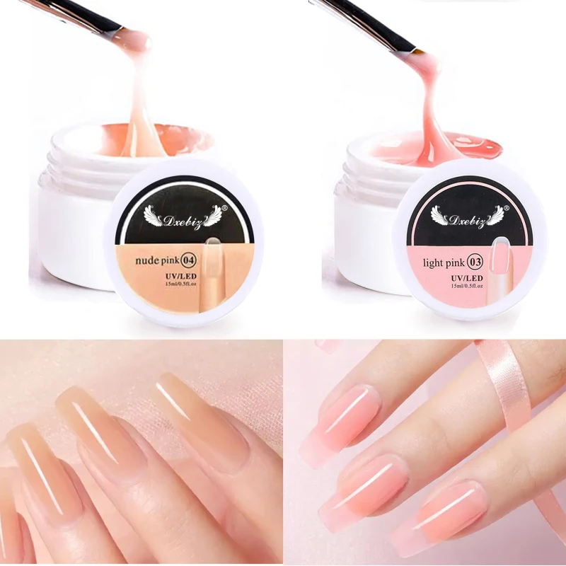 

15ml nail UV phototherapy extension glue 5 * 5 * 4 # Nail Decoration Nail Extension Glue Manicure tools UV Phototherapy