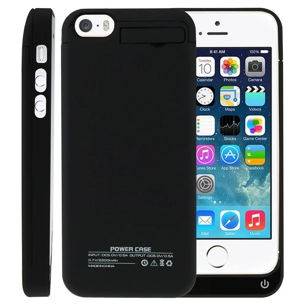 Для iphone 5 5S SE чехол для аккумулятора 4200 мАч зарядного устройства смартфона
