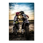Картина на холсте с изображением велосипеда грязи плакаты с любовью и мотоцикла, Современная Настенная картина для гостиной, домашний декор