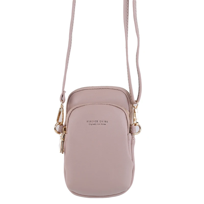 

Female PU Leather Phone Package Coin Purse Mini Crossbody Bags Women Little Messenger Bag Ladies Wallet