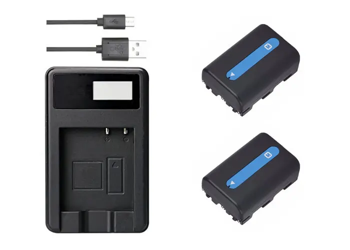 Фонарь фонарь стандарта FM50 FM51 с USB зарядкой для фонарей Sony|Цифровые аккумуляторы|