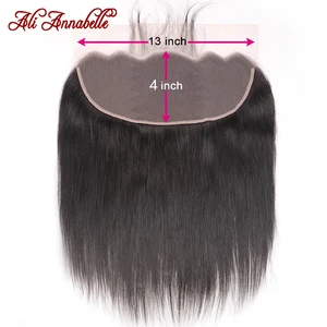 13x4 HD шнурка с детскими волосами перуанские прямые предварительно собранные человеческие волосы средней длины коричневого цвета 13x4 застежка 26 дюймов Кружева Фронтальные