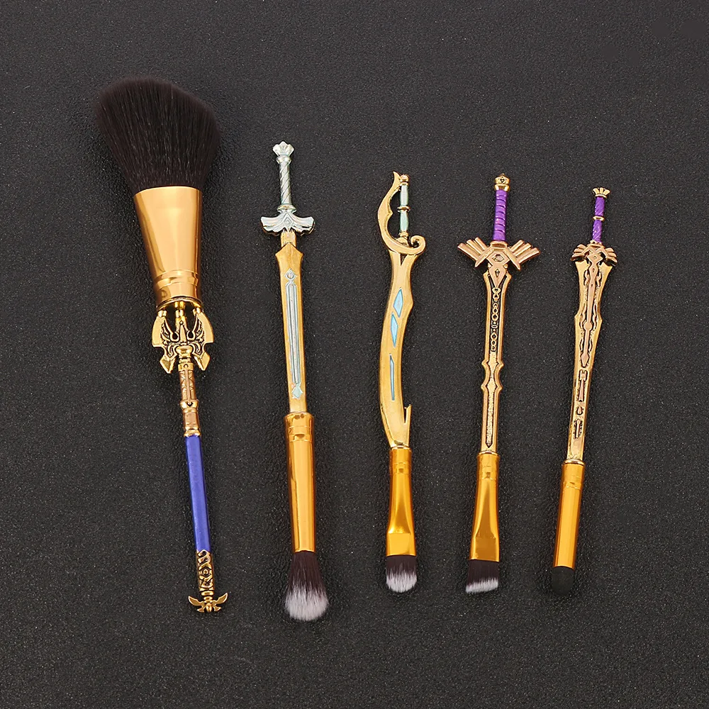 

New Game The Adventure of Link Ocarina of Time Cosplay Props Makeup Brushes Women Girls Cosmetic Brush Gifts Suit