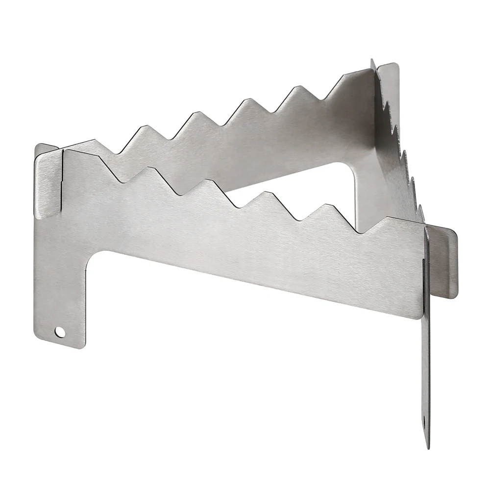 Уличная Сверхлегкая Складная титановая подставка для кастрюль кемпинга пешего