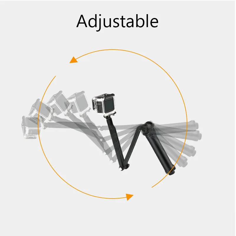 3 Manier монопод крепление для камеры удлинитель Statief voor eken h9/h9r h8/h8r Gopro Hero 4 2 + 1 SJ4000|for