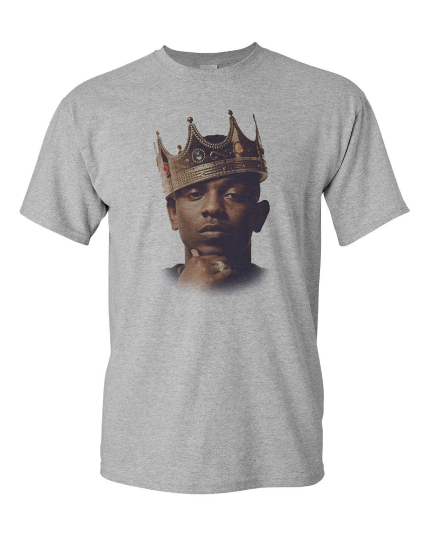 King Kendrick Men'S/Плотная хлопковая футболка футболки в стиле хип-хоп новая