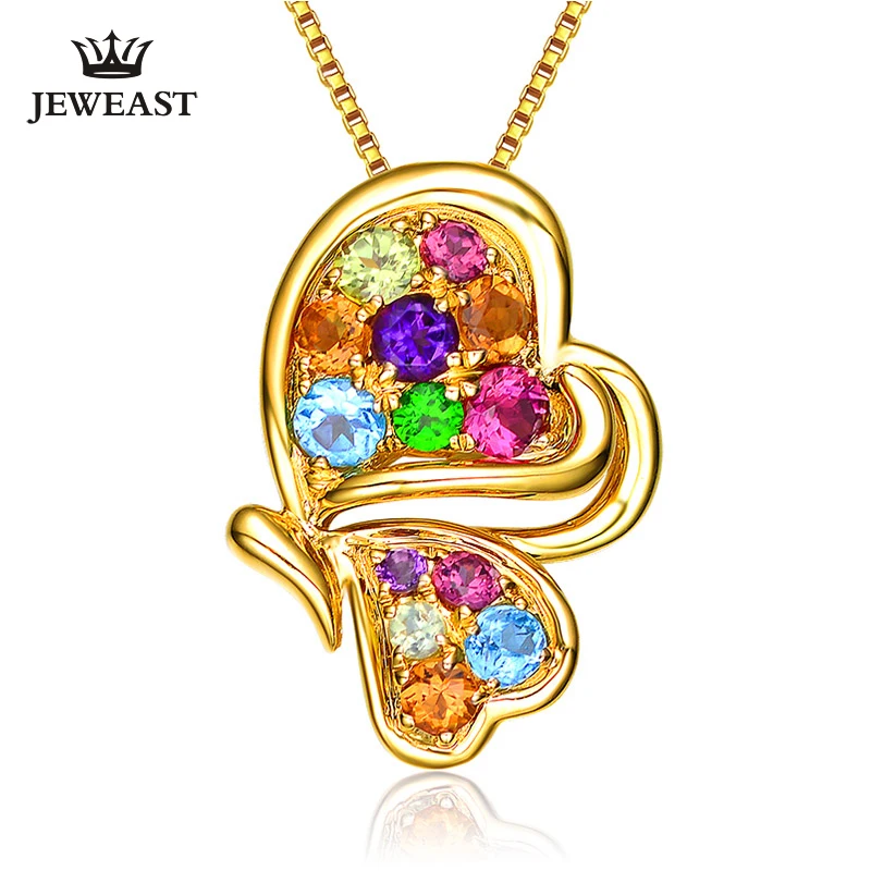 

ENZO Natural topaz/Citrine 18K Pure Gold Pendant Real AU 750 Solid Gold Upscale Trendy Classic Fine Jewelry Hot Sell New 2023