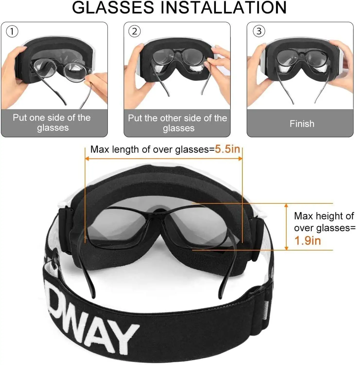 Фирменные лыжные очки Findway с защитой от УФ-излучения противотуманные зимние