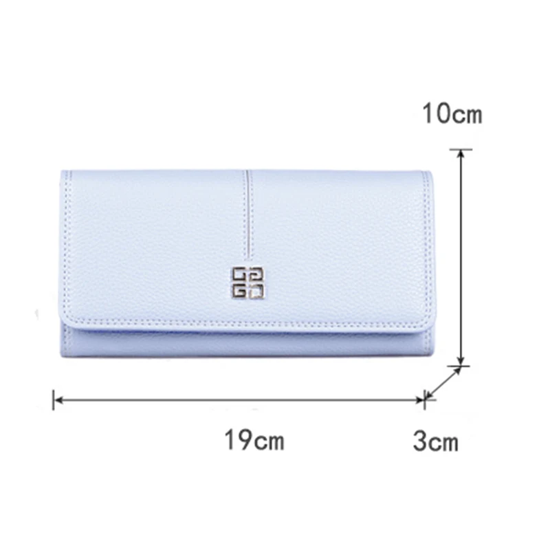 

Pu Fashion Simple Wallet Lady Long Large Capacity Clutch Pure Color All-match Wallet for Woman 2020 New Hot Sale Dropshipping