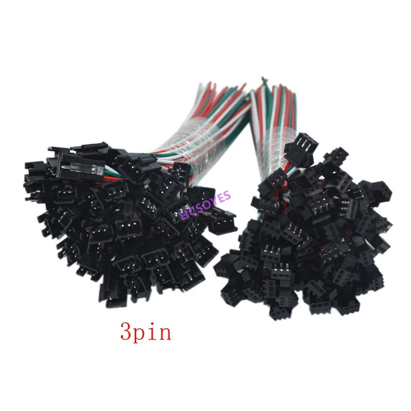 5 пар 2pin 3pin 4pin 5pin 6pin JST светодиодные Разъемы штекер и гнездо светодиодный 3528 5050 WS2811