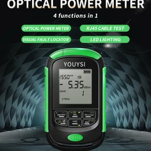 NEW 4in1 Li-Lion Battery Optical Power Meter ftth Visual Fault Locator Network Cable Test Optical Fiber Tester VFL Free Shipping