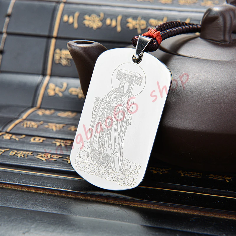 

Taoist amulet ornaments Ziwei emperor Pendant Titanium steel Necklace Pendant