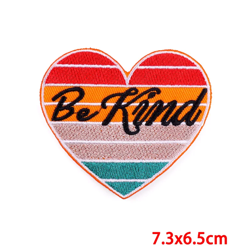 Letters Clothing Thermoadhesive Patches Sun &amp Moon Iron On Embroidery Cute Cartoon Applique DIY Clothes Stickers | Дом и сад