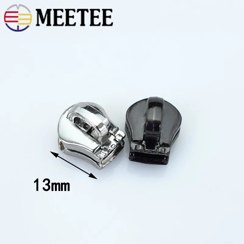 50 шт. 5 # экологически чистые слайдеры на молнии для металлических молний сумка