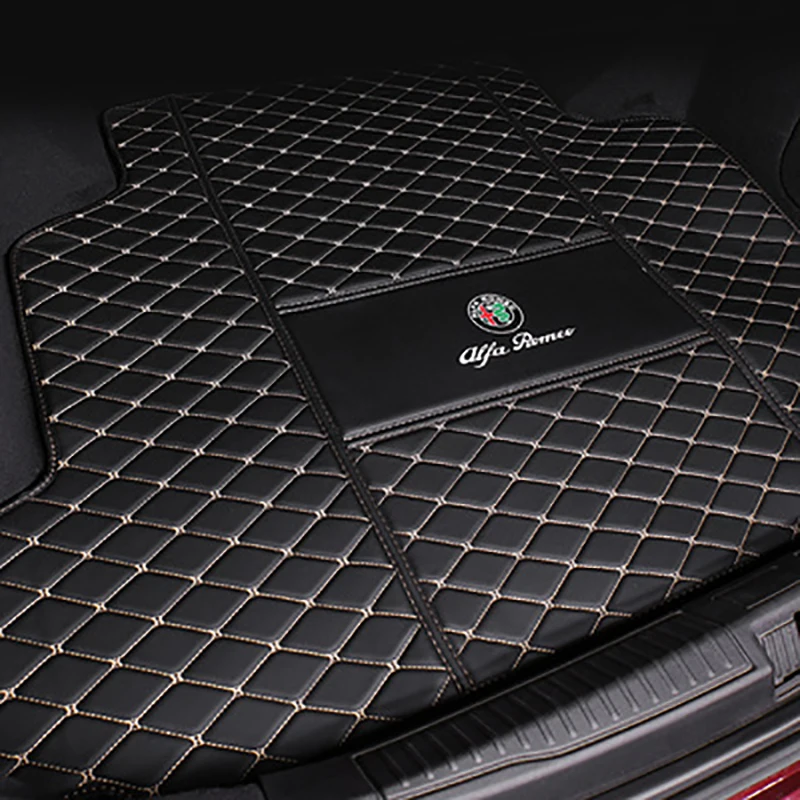 

Car Leather Trunk Pad Boot Protection Mat Anti-fouling Mats Interior Anti-dirty Pad for Alfa Romeo Giulia