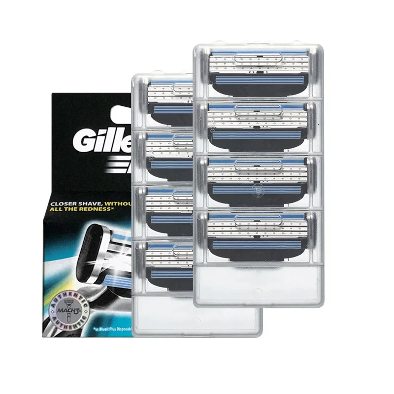 8 шт./лот бритвенное лезвие для мужчин 3 слойные лезвия высококачественные