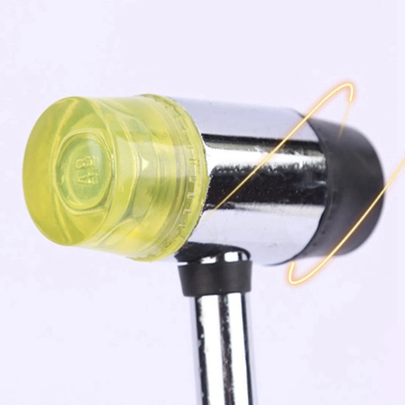 

HOT-Steel Pipe Handle Installation Hammer Gl Hammer Percussion Hammer Is Soft on Both Sides Detachable and Easy