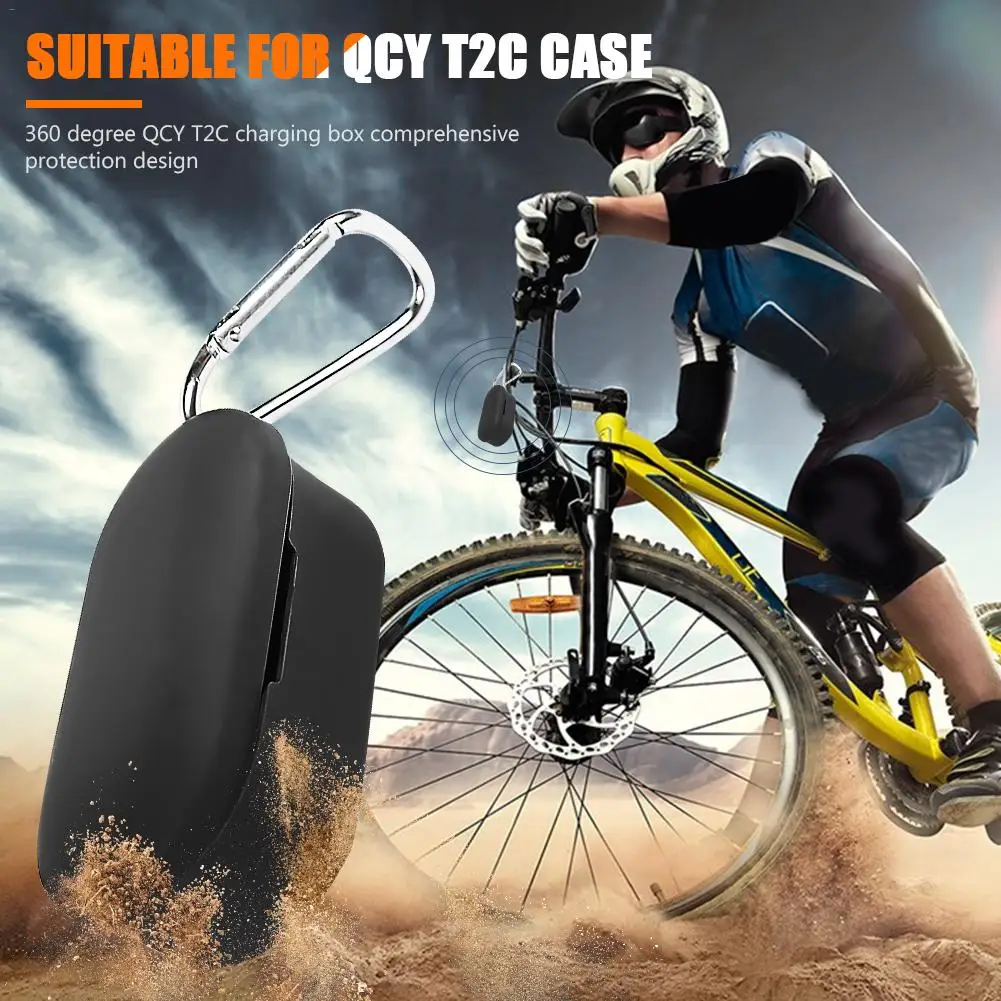 Новые защитный рукав прикрепляющийся к Водонепроницаемый зарядный чехол для QCY