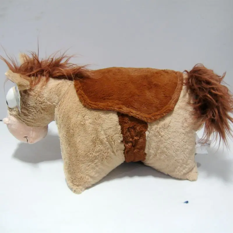 

50cm Toy Story Bullseye The Horse Plush Foldable Pillow Toy Cute woody horse Soft Cushion Doll for birthday gift