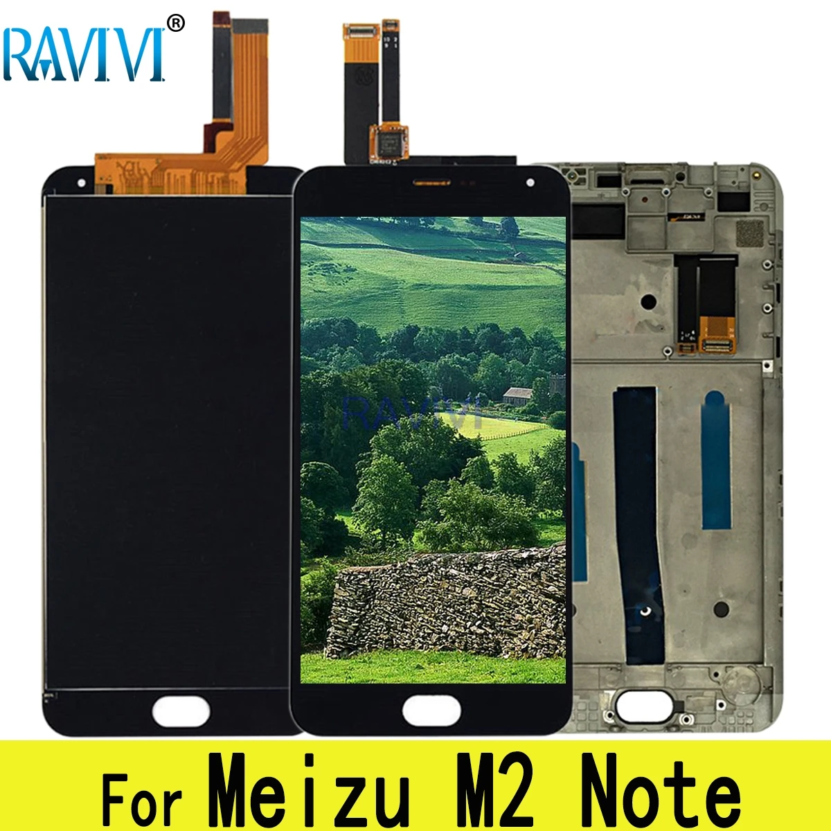 5 &quotM2Note ЖК дисплей для MEIZU M2 Примечание Дисплей кодирующий преобразователь