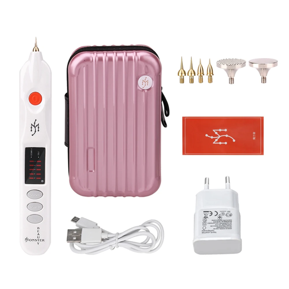 Аппарат для удаления черных пятен акне и бородавок с ЖК дисплеем|Устройство