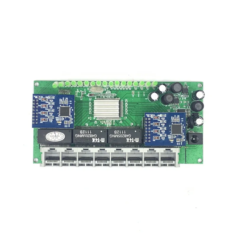 

5/8 poe Gigabit 48V2A 96w-144w 3 10/100/1000M PCBA RJ45