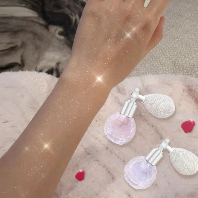 4 цвета рассыпчатая пудра для лица тени век высокий светильник спрей подушка