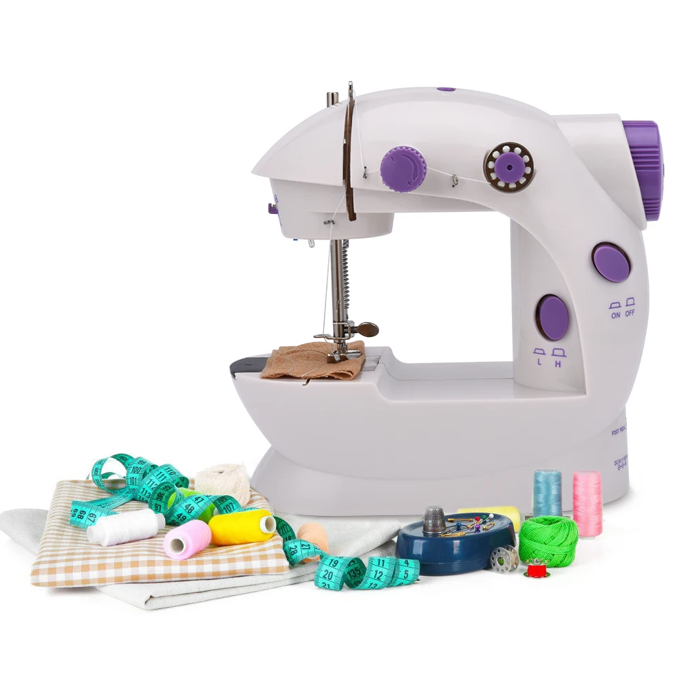 Бытовая ручная швейная машина быстрая игла беспроводная для одежды и тканей