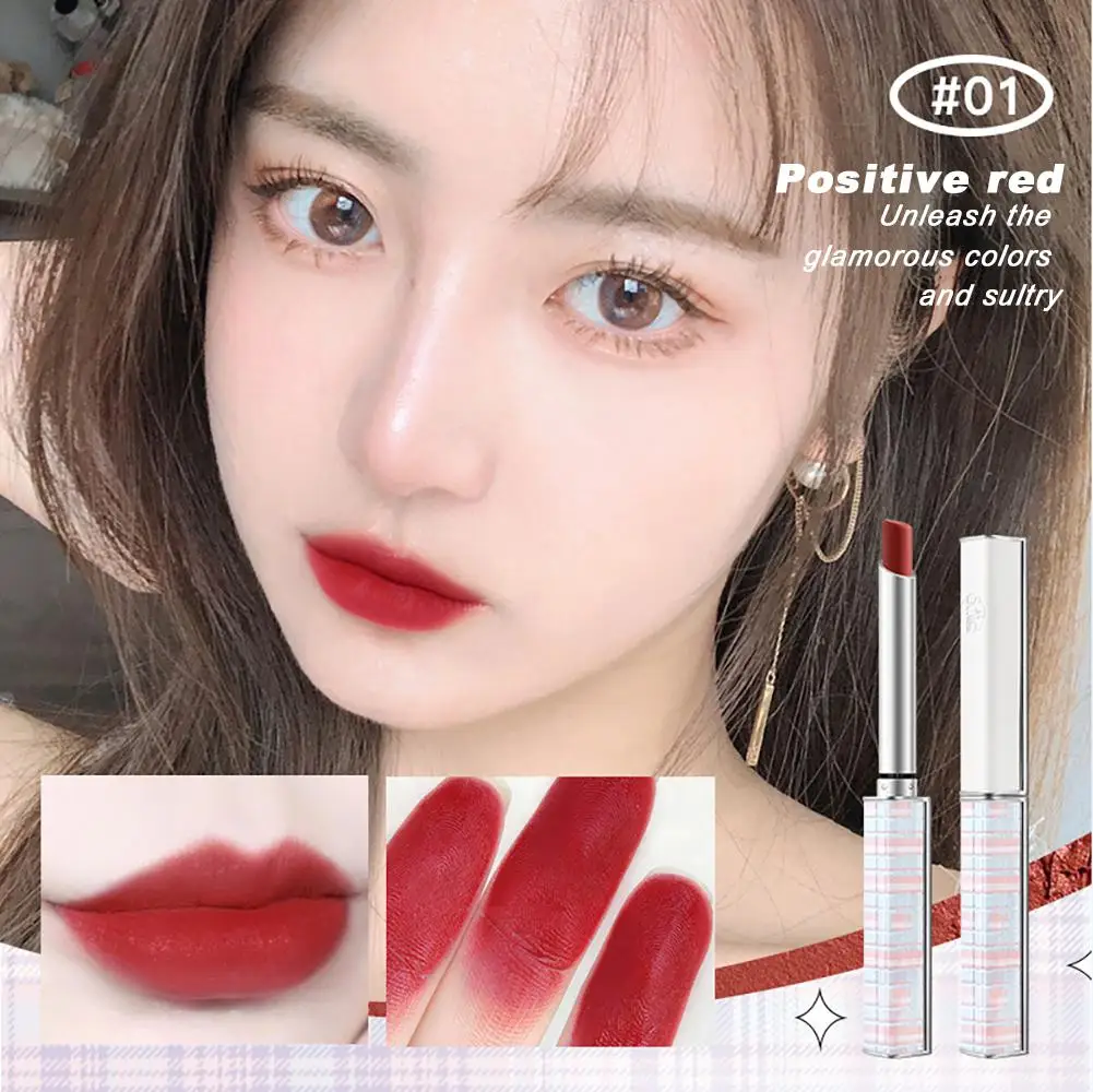 

Velvet Matte Lipstick Lip Gloss Liquid Lip Tint Cream Pigment Long Lasting Silky Texture For Lips Women’s Cosmetics TSLM2