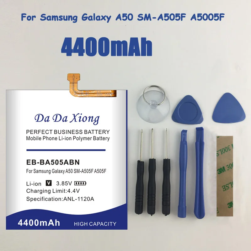 4400 мАч батарея EB BA505ABN BA505ABU для SAMSUNG Galaxy A50 A505F SM A505FN/DS/GN A505W A30s A30 с